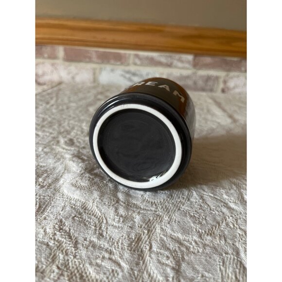 2 Stackable Set Ceramic Sugar & Creamer Jar Minimalist Style Storage Container - Picture 10 of 16